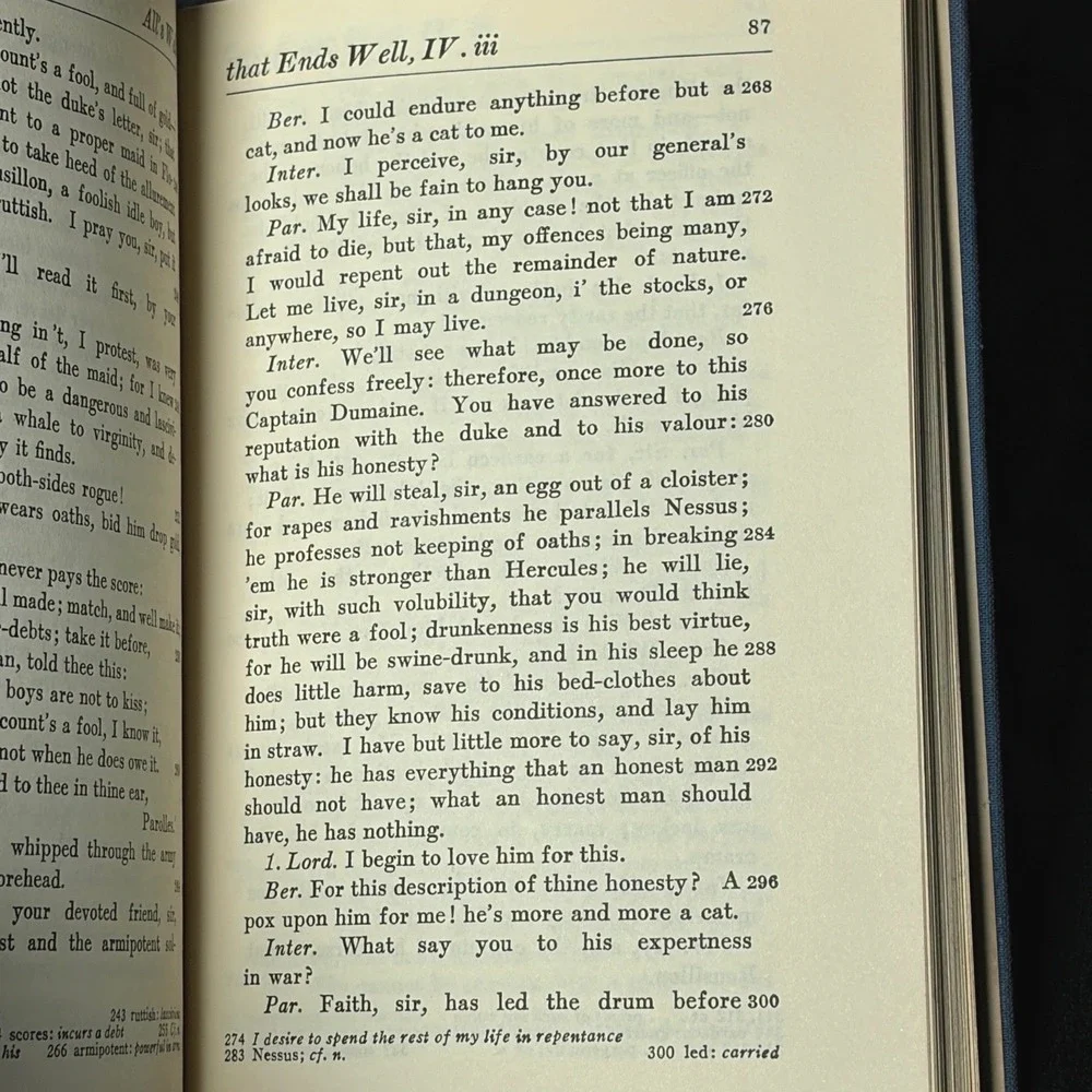 The Yale Shakespeare: All's Well That Ends Well – (Hardcover, 1958) 2nd Printing